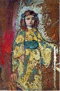 Henri Lebasque Prints Nono in a Japanese Robe Sweden oil painting artist